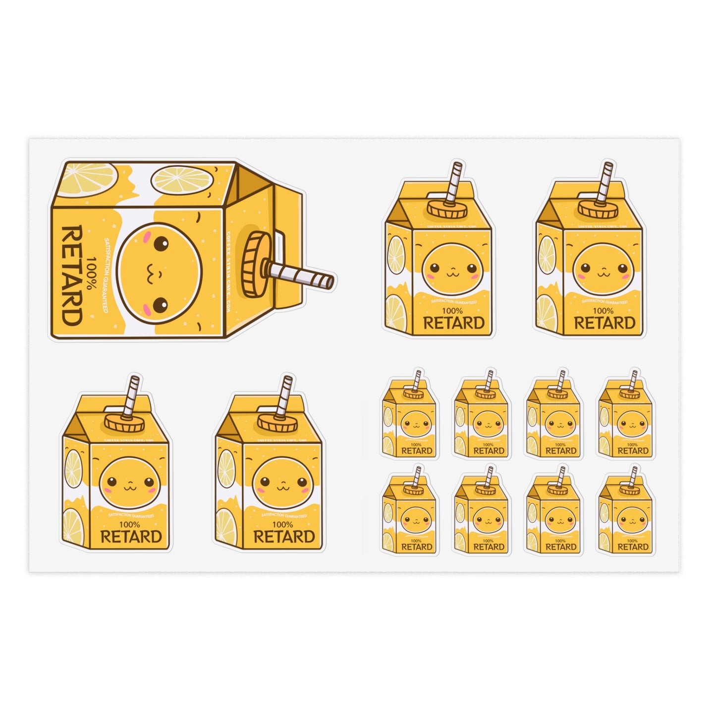 100% Guarantee (5-Pack Sticker Sheets)