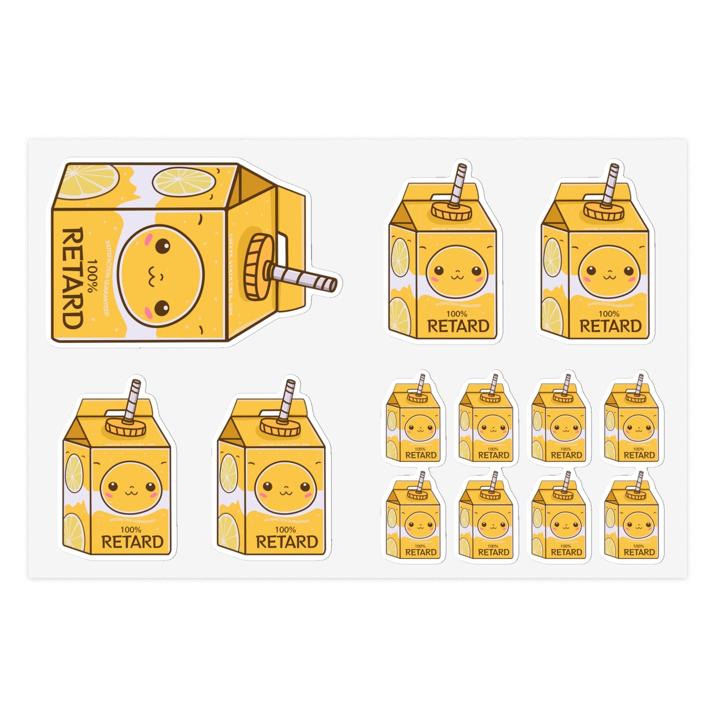 100% Guarantee (5-Pack Sticker Sheets)