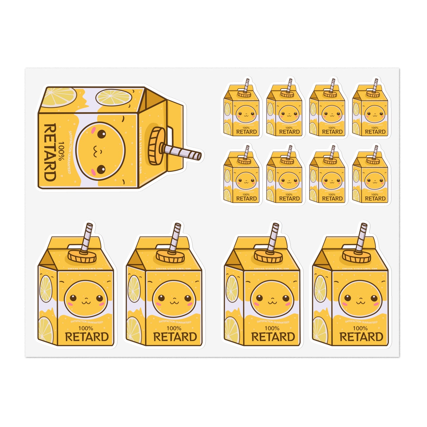 100% Guarantee (5-Pack Sticker Sheets)